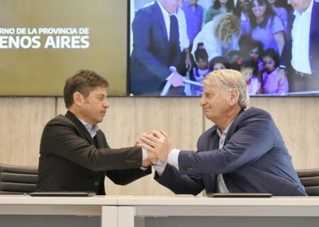 Kicillof y Ziliotto firmaron convenio de cooperación entre las provincias