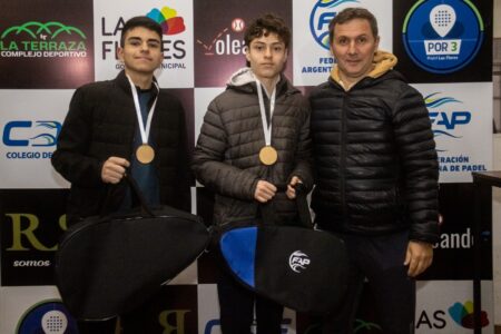 Excelente Torneo Provincial de Padel de la categoría menores en Las Flores