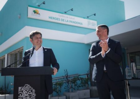 Kicillof inauguró un nuevo Centro de Atención Primaria de la Salud