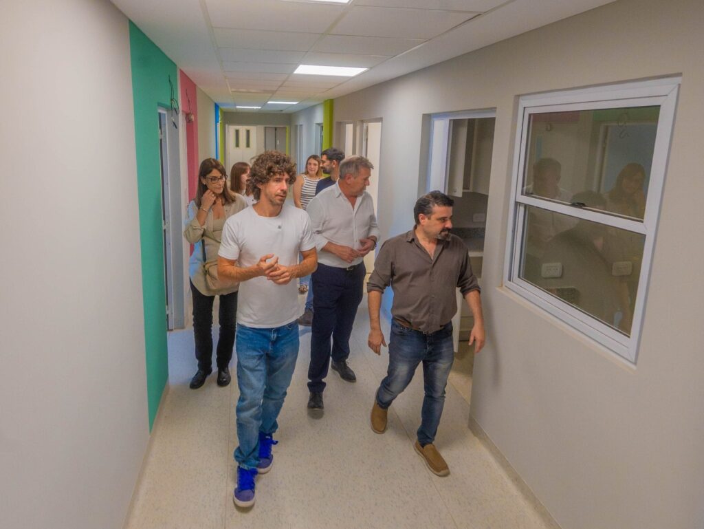 San Fernando: Juan Andreotti visitó la obra del nuevo Sector de Internación Pediátrica del Hospital Provincial Cordero