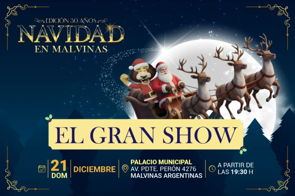 Malvinas Argentinas se prepara para el Gran Show de Navidad – Edición 30 Años, este 21 de diciembre