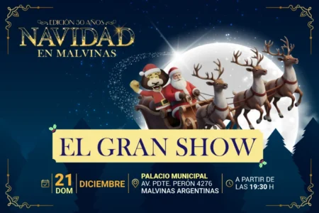 Malvinas Argentinas se prepara para el Gran Show de Navidad – Edición 30 Años, este 21 de diciembre