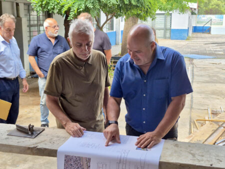 Tigre: Julio Zamora monitoreó la reforma integral y ampliación de la Escuela Secundaria N° 26 de General Pacheco