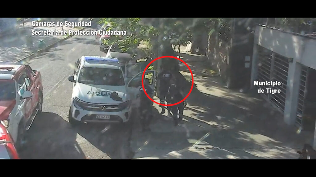 En Tigre centro, el COT detuvo a un individuo que ingresó a un domicilio a plena luz del día para robar