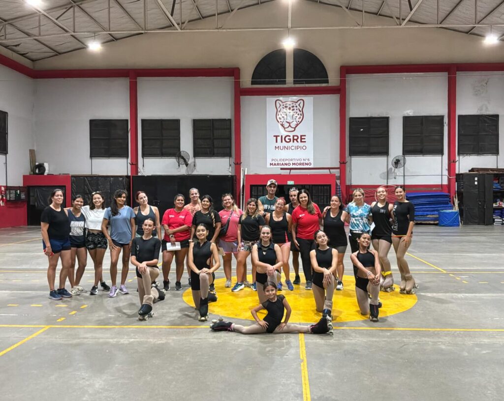 En Troncos del Talar, se llevó adelante una capacitación de patín para profesores de diferentes polideportivos del Municipio de Tigre