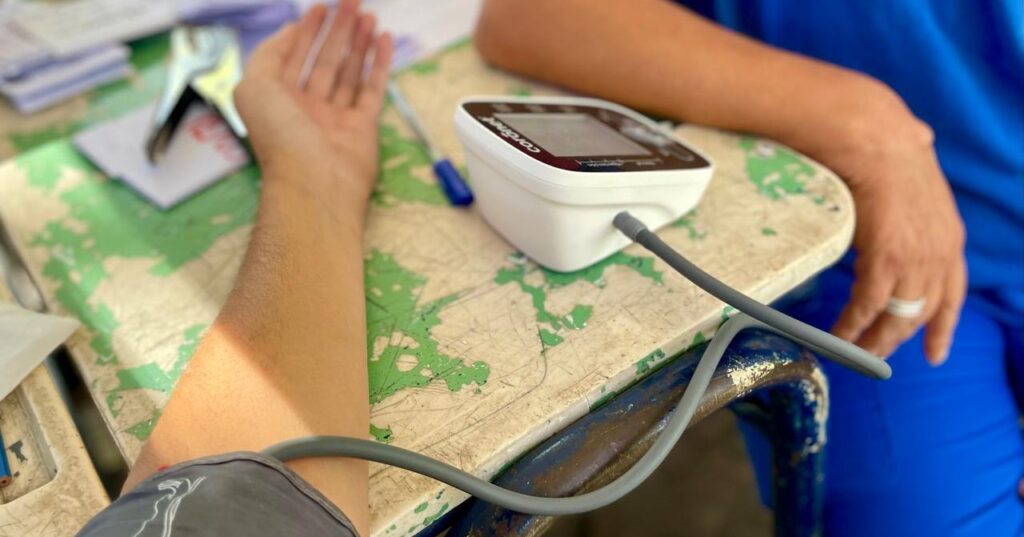 Jornadas sociosanitarias en la Plaza Manuel Belgrano de José C Paz