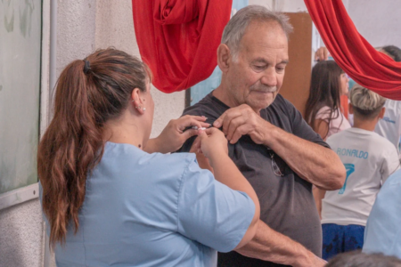 Comenzó la campaña de vacunación contra la gripe en Ituzaingo