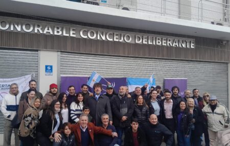 Cabildo Abierto de La Libertad Avanza en San Martín