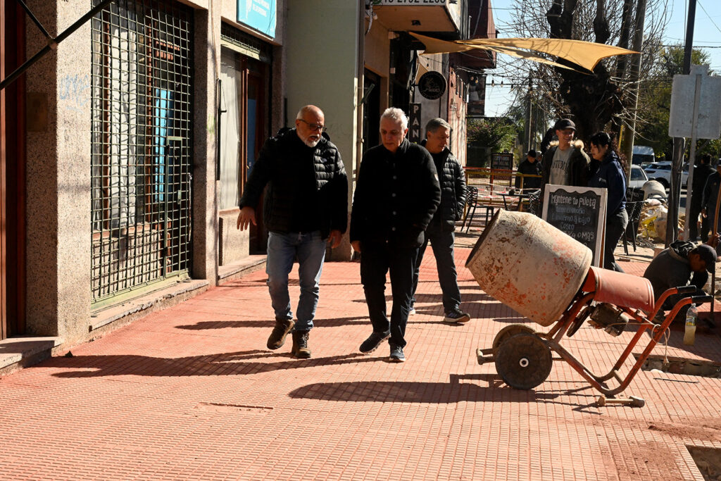Tigre: Avanza la remodelación del corredor escolar de la Primaria N° 20 y Secundaria N° 15 de General Pacheco