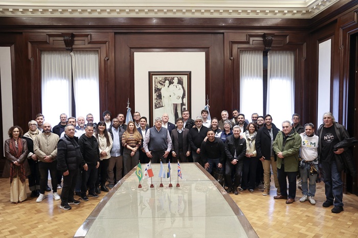 Kicillof recibió a las autoridades regionales de la Federación Internacional de Trabajadores del Transporte