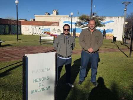 Chivilcoy: Continuando con las mejoras en espacios públicos de la ciudad, fue puesta en valor la Plazoleta Héroes de Malvinas