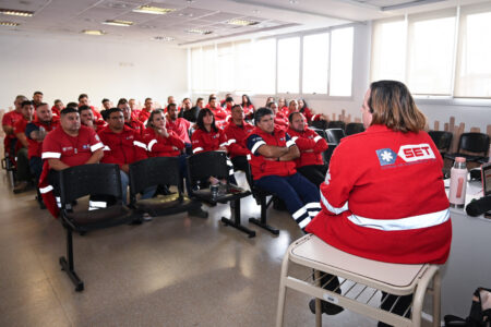 Tigre: Salud: personal del SET recibió una capacitación para continuar fortaleciendo la capacidad de respuesta