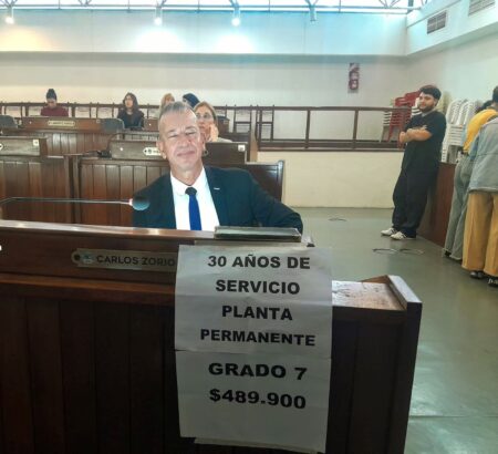 Carlos Zorio: «Tres de Febrero está Mal»