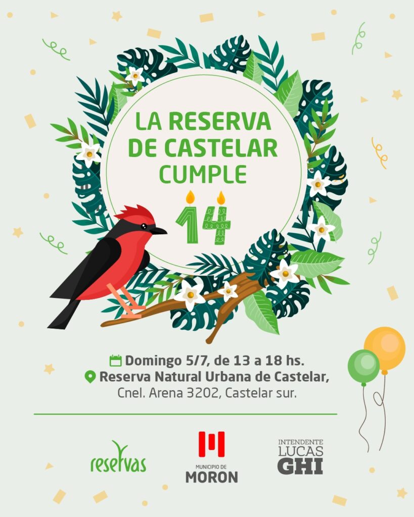 Morón: la Reserva Natural Urbana de Castelar celebra sus 14 años