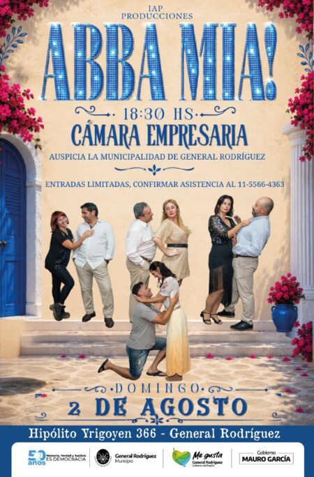 General Rodríguez: Musical «ABBA MÍA!» en la Cámara Empresaria