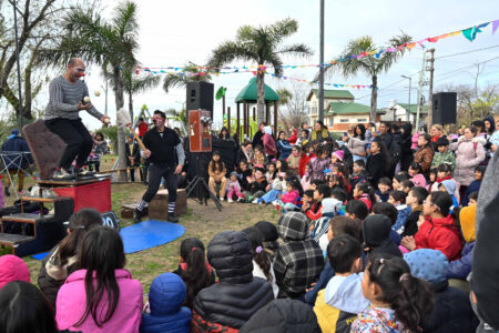 Varieté de propuestas educativas y recreativas a las plazas durante las vacaciones de invierno en el Municipio de Tigre