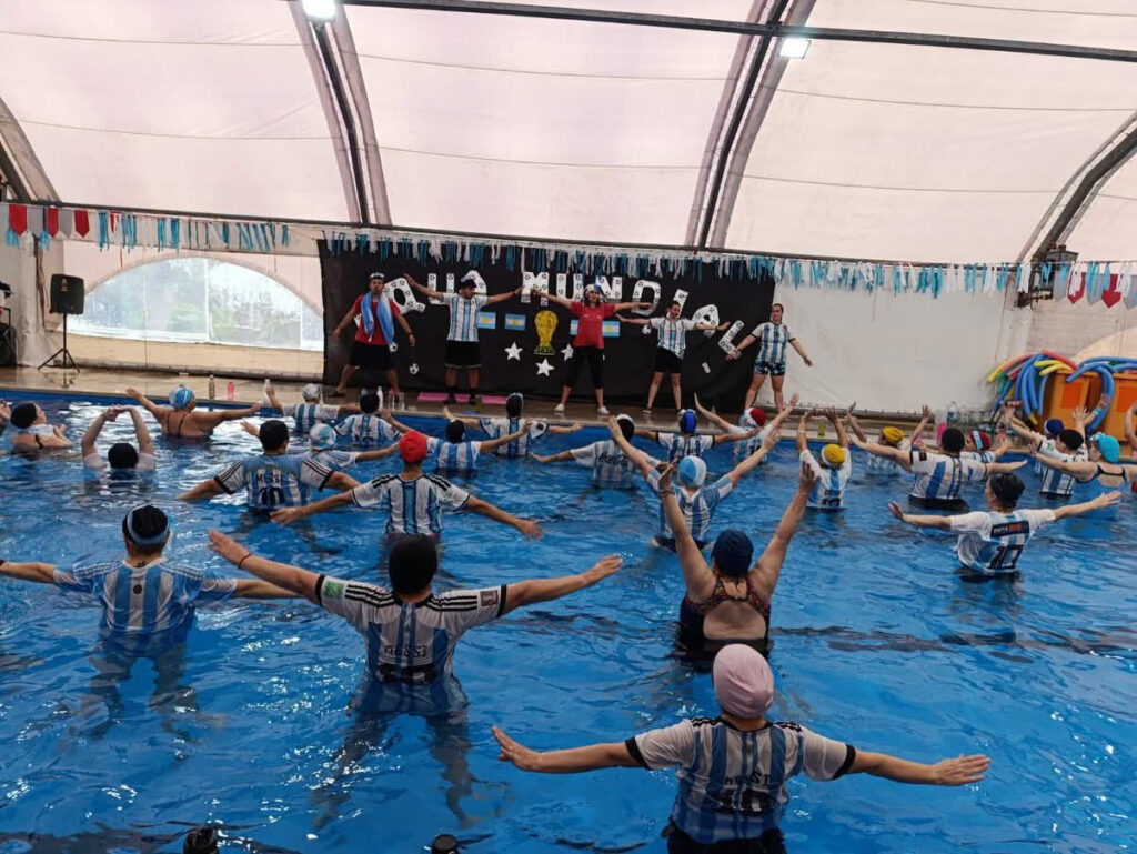 Tigre: Aquagym Mundialista: vecinos y vecinas disfrutaron de una jornada de encuentro en comunidad