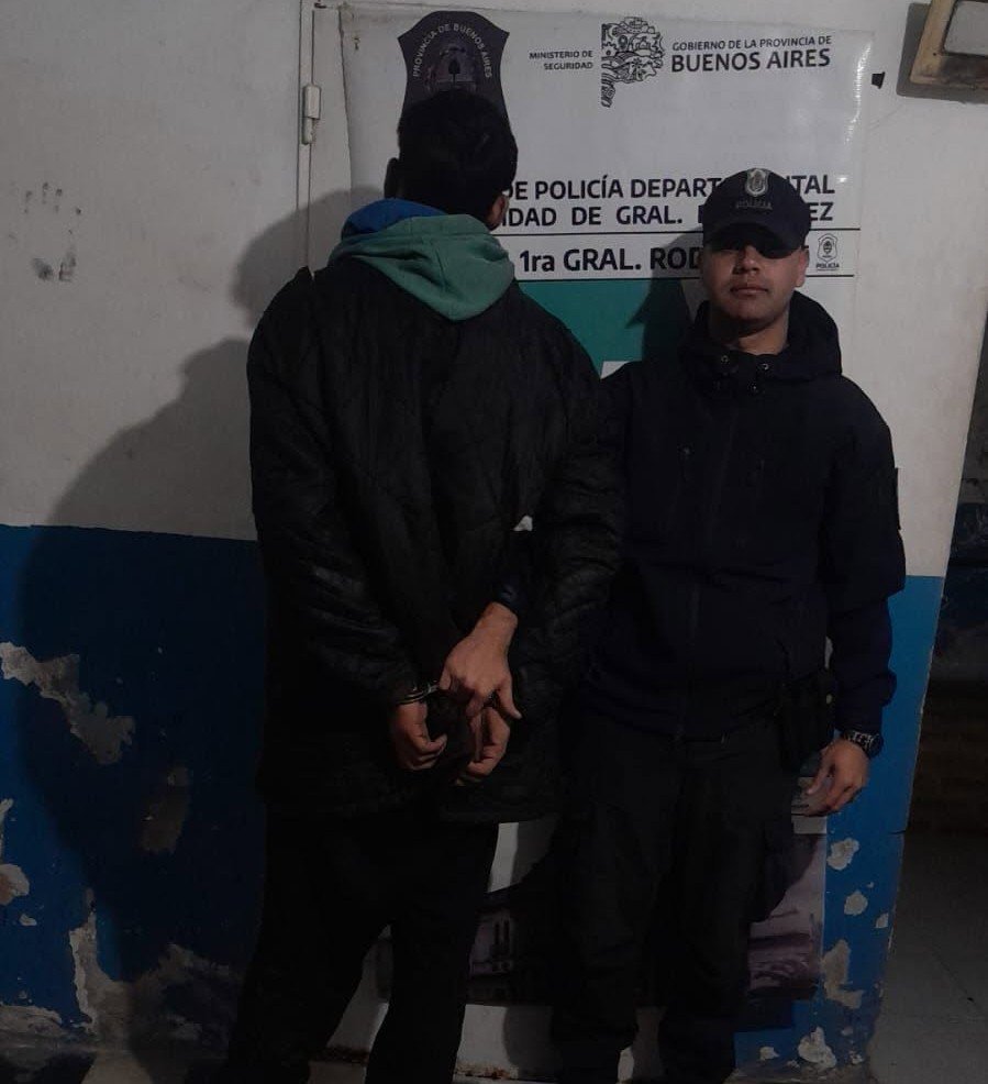 General Rodríguez: Rápida acción y detención de Peligroso delincuente