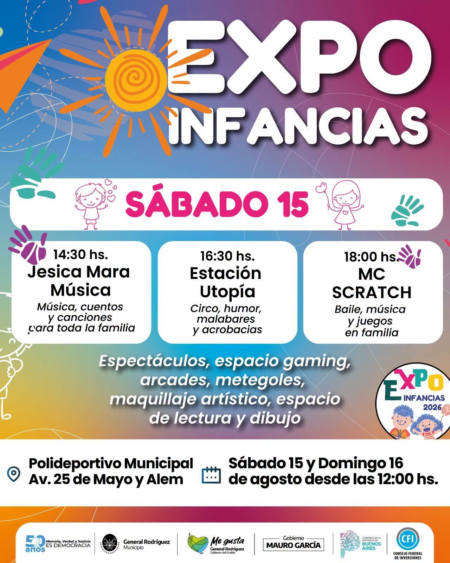 ¡LLega Expo Infancias a General Rodríguez!