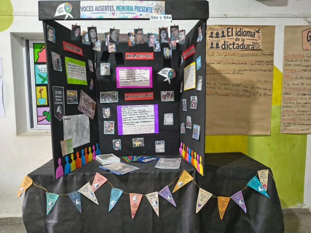 Chivilcoy: “Voces Ausentes, Memoria Presente”: alumnos de la Escuela 65 y pasaron a la instancia Provincial de la Feria de Ciencias