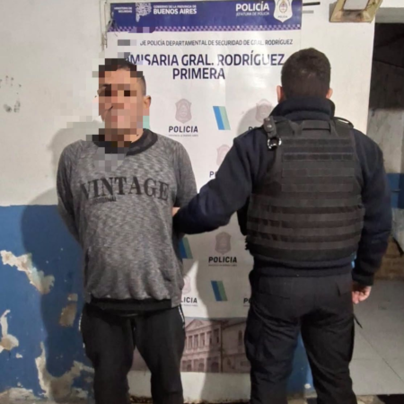 General Rodríguez: Un Aprehendido por robo y violación a la Propiedad Privada