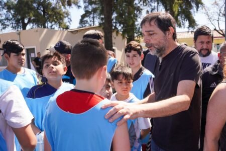 San Martín: Fernando Moreira inauguró el nuevo espacio multideportivo del Parque José Hernández