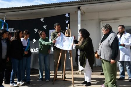 General Rodríguez: Emotivo reconocimiento a Miguel Rodríguez, en la EP Nº 18 de Vista Linda