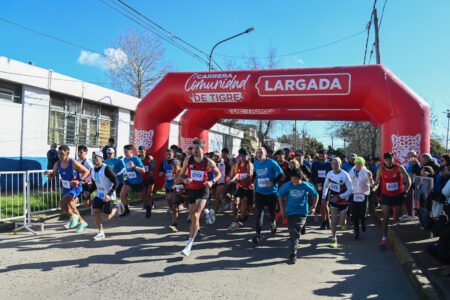 La carrera Comunidad de Tigre fue un éxito en Troncos del Talar y convocó a un gran número de competidores