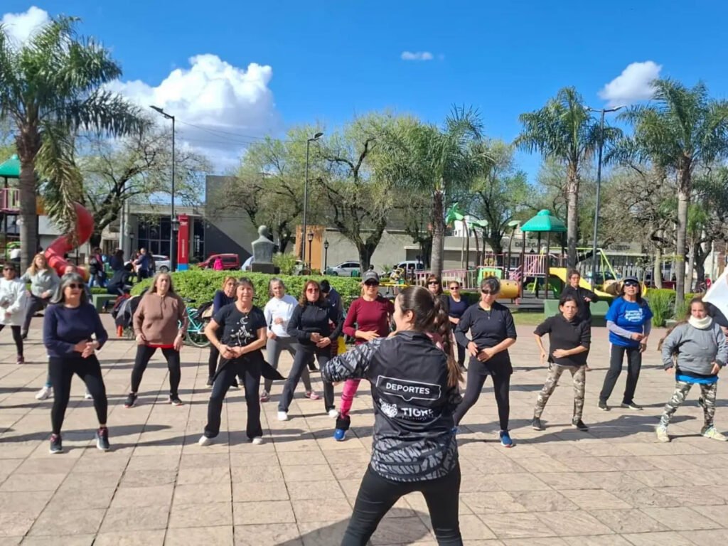 El programa Plazas Activas del Municipio de Tigre continúa promoviendo actividad física en distintos puntos del territorio