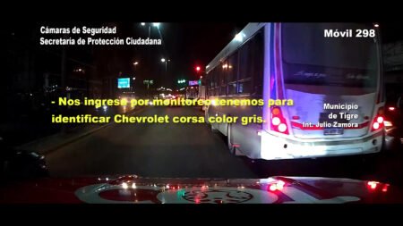 Tigre: El choque de un automóvil contra una estación de servicio terminó con un ocupante detenido: tenía pedido de captura