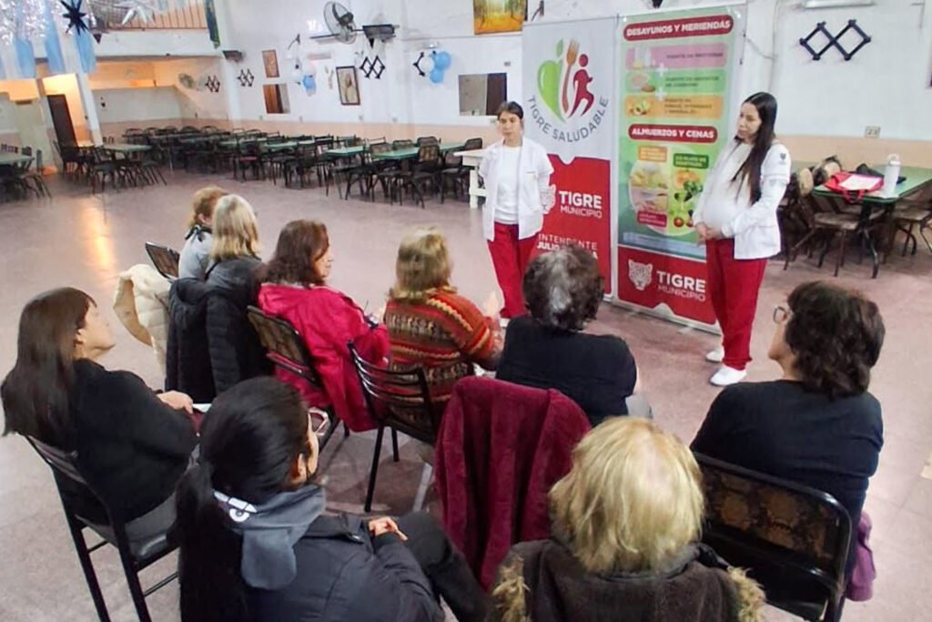 Tigre: Adultos mayores de Don Torcuato y El Talar participaron de un taller municipal de alimentación saludable