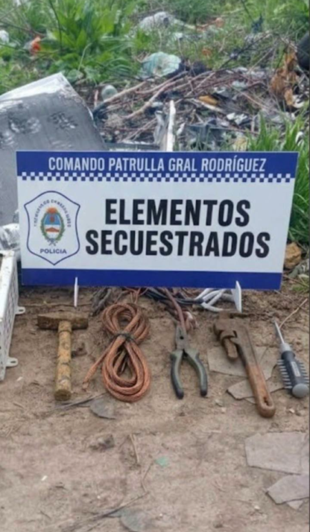 General Rodríguez: Arrestaron a un delincuente que robó y sería el autor de otros hechos similares
