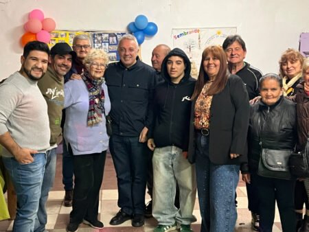 Tigre: Julio Zamora acompañó el séptimo aniversario del Centro de Jubilados Fortaleza Bancalari